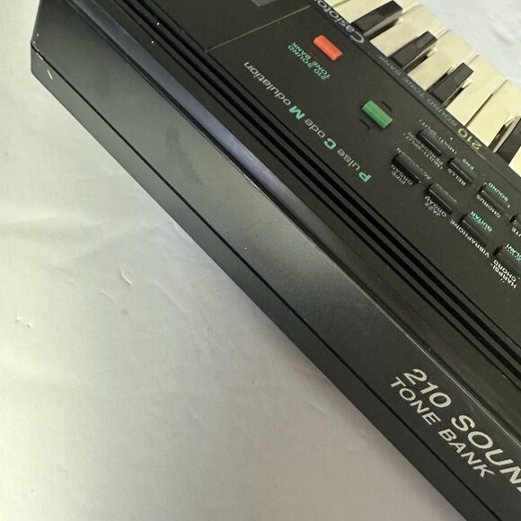 Casio Casiotone MT-140 Black Vintage Keyboard Working Battery Operated Tested! - Picture 4 of 16